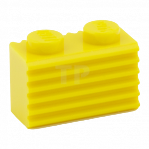 Кубик Lego Grille Fluted Profile Модифікована 1 x 2 2877 287724 Yellow 20шт Б/У