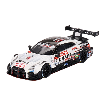 Машинка Premium MINI GT Nissan GT-R Nismo GT500 1:64 White - Retromagaz