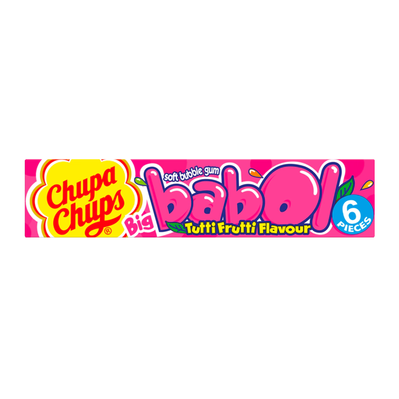 Жувальна Гумка Chupa Chups Big Babol Tutti Frutti 27.6g - Retromagaz