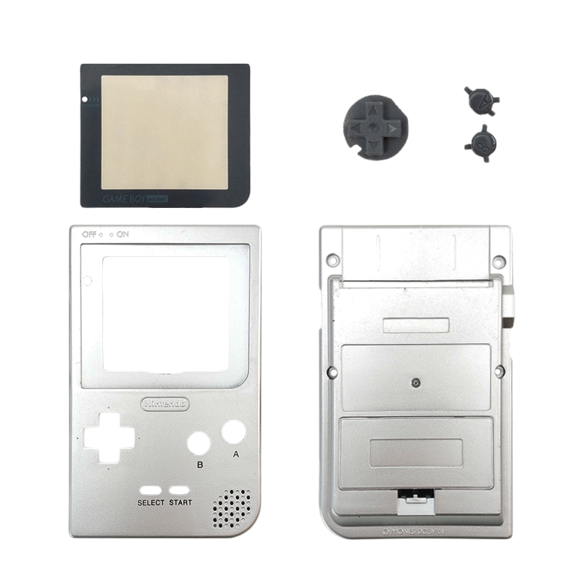 Корпус RMC Game Boy Pocket Silver Новый - Retromagaz
