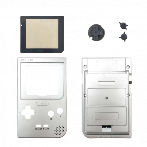 Корпус RMC Game Boy Pocket Silver Новий - Retromagaz