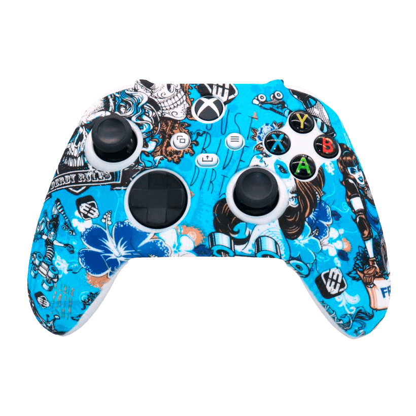 Чехол Силиконовый RMC Xbox Series Skulls Blue Новый - Retromagaz