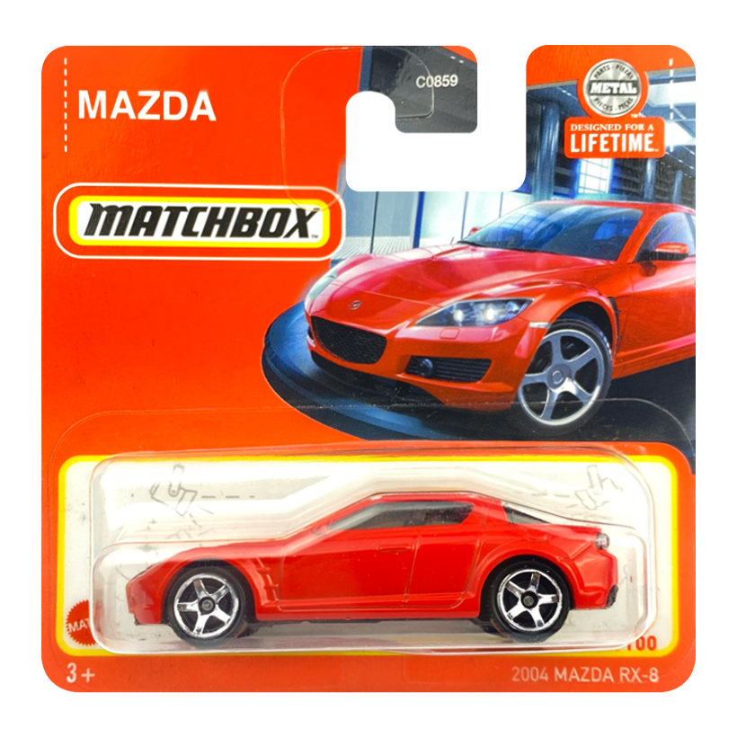 Машинка Велике Місто Matchbox 2004 Mazda RX-8 Showroom 1:64 HVN69 Red - Retromagaz