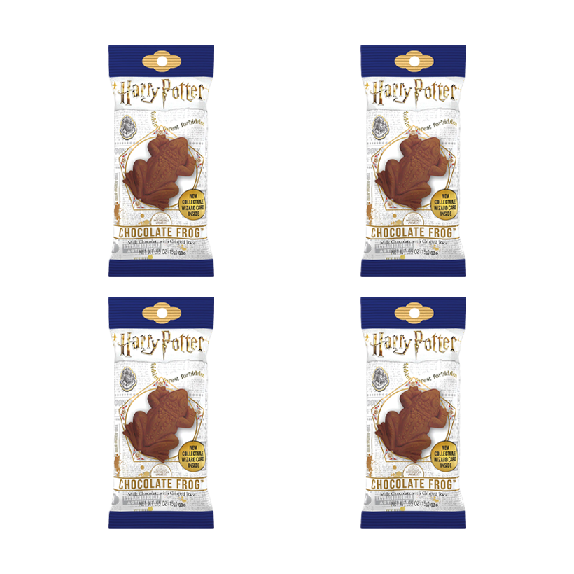 Набір Шоколад 4шт Jelly Belly Chocolate Frog Harry Potter 15g - Retromagaz