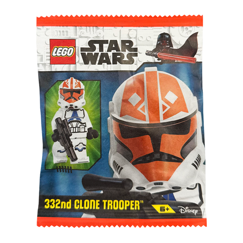 Конструктор Lego Фигурка 332nd Clone Trooper Paper Bag Star Wars L0002240 sw1278 Новый - Retromagaz
