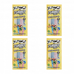 Набір Цукерки Жувальні 4шт Turbo Strips Sour Belt 80g 8684730619521