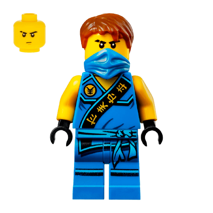 Фигурка Lego Ninja Jay Sleeveless Ninjago njo0137 Б/У - Retromagaz