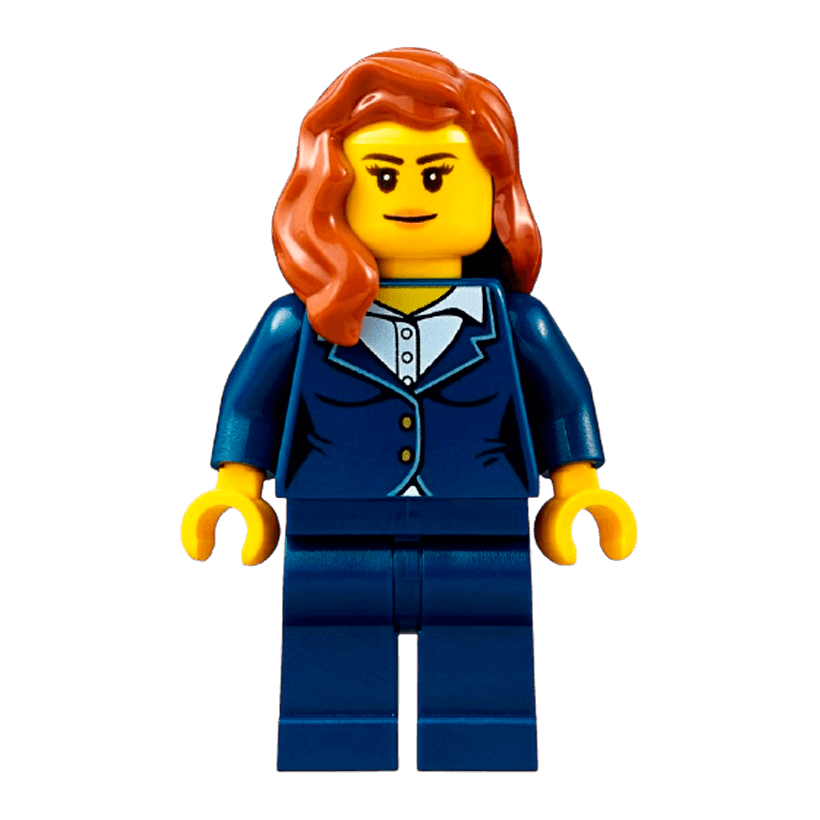 Фігурка Lego Airport 973pb2345 Businesswoman City cty0691 Б/У - Retromagaz