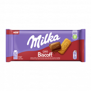 Шоколад Milka x Lotus з Печивом Biscoff 90g - Retromagaz