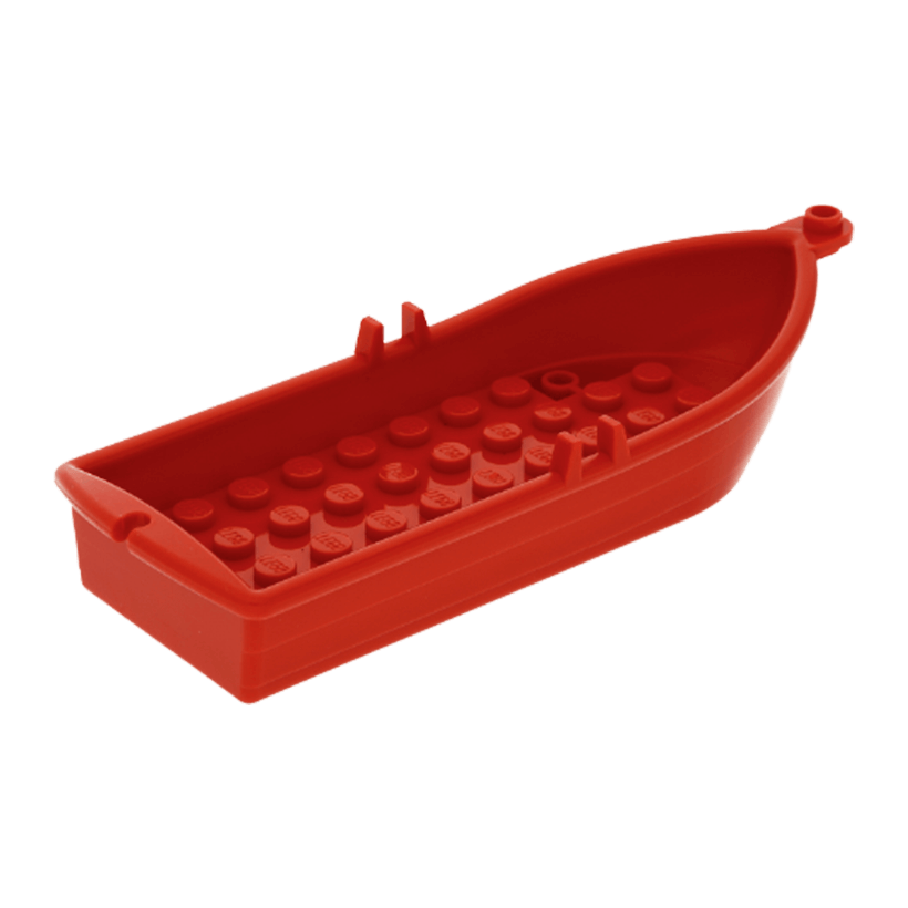 Для Судна Lego Основа Boat 14 x 5 x 2 2551 21301 Red Б/У - Retromagaz