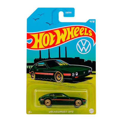Тематическая Машинка Hot Wheels Volkswagen SP2 Volkswagen 1:64 HDH43 Green - Retromagaz