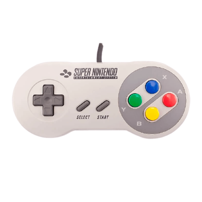 Геймпад Проводной Europe Nintendo SNES Grey Б/У Нормальный - Retromagaz