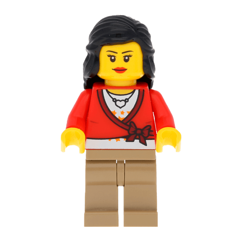 Фигурка Lego People 973pb0580 Sweater Cropped with Bow City cty0313 Б/У - Retromagaz