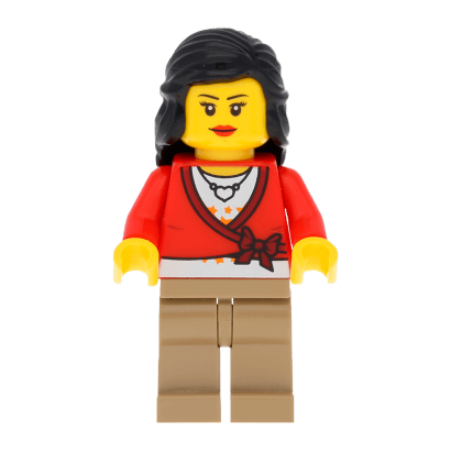 Фигурка Lego 973pb0580 Sweater Cropped with Bow City People cty0313 Б/У - Retromagaz