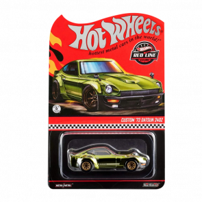 Машинка Premium Hot Wheels Custom '72 Datsun 240Z Red Line Club RLC 1:64 JCP26 Green Машинка Premium Hot Wheels Custom '72 Datsun 240Z Red Line Club RLC 1:64 JCP26 Green - Retromagaz