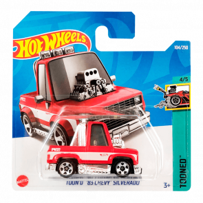 Машинка Базовая Hot Wheels Toon'd '83 Chevy Silverado Tooned HCX11 Red Новый Машинка Базовая Hot Wheels Toon'd '83 Chevy Silverado Tooned HCX11 Red Новый - Retromagaz