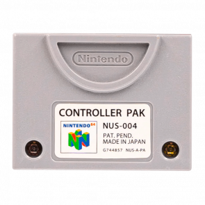 Карта Пам'яті Nintendo N64 NUS-004 Controller Pak 32KB Grey Б/У