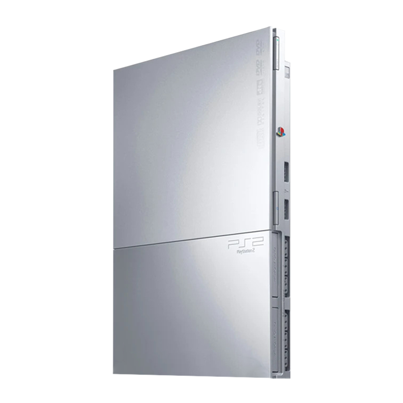 Консоль Sony PlayStation 2 Slim SCPH-9xxx Europe Silver Без Геймпада Б/У - Retromagaz