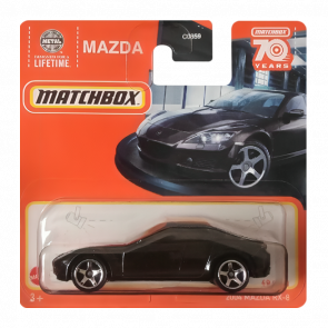 Машинка Велике Місто Matchbox 2004 Mazda RX-8 Showroom 1:64 HLC58 Black - Retromagaz