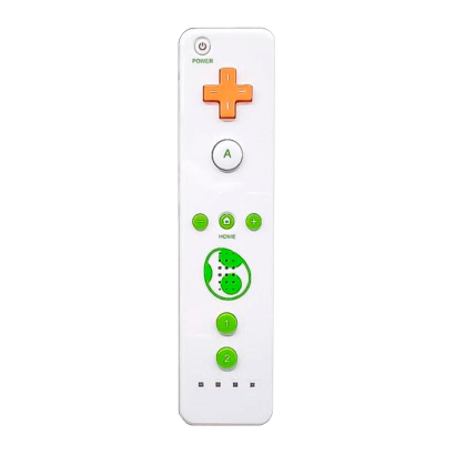 Контролер Бездротовий RMC Wii Remote Plus Yoshi Limited Edition Green White Новий - Retromagaz