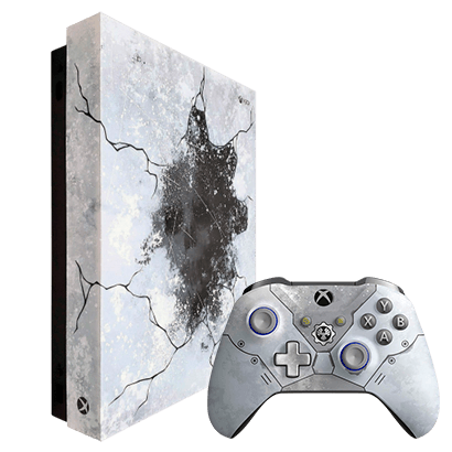 Консоль Microsoft Xbox One X Gears 5 Limited Edition 1TB Light Grey Б/У - Retromagaz