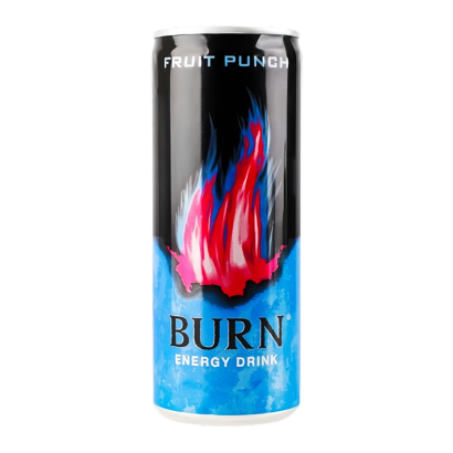 Напій Енергетичний Burn Fruit Punch 250ml - Retromagaz