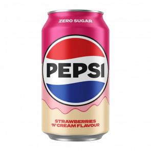 Напій Pepsi Zero Strawberry & Cream 330ml - Retromagaz