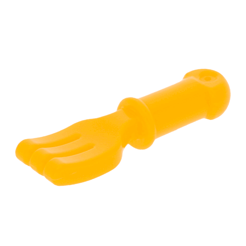 Посуд 4шт Lego Cutlery Fork 93082i 6037810 Bright Light Orange Б/У - Retromagaz