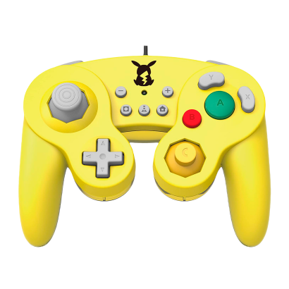 Геймпад Проводной Nintendo Switch Battle Pad Pokemon Pikachu NSW-109U Yellow 3m Новый - Retromagaz