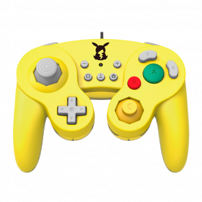 Геймпад Проводной Nintendo Switch Battle Pad Pokemon Pikachu NSW-109U Yellow 3m Новый