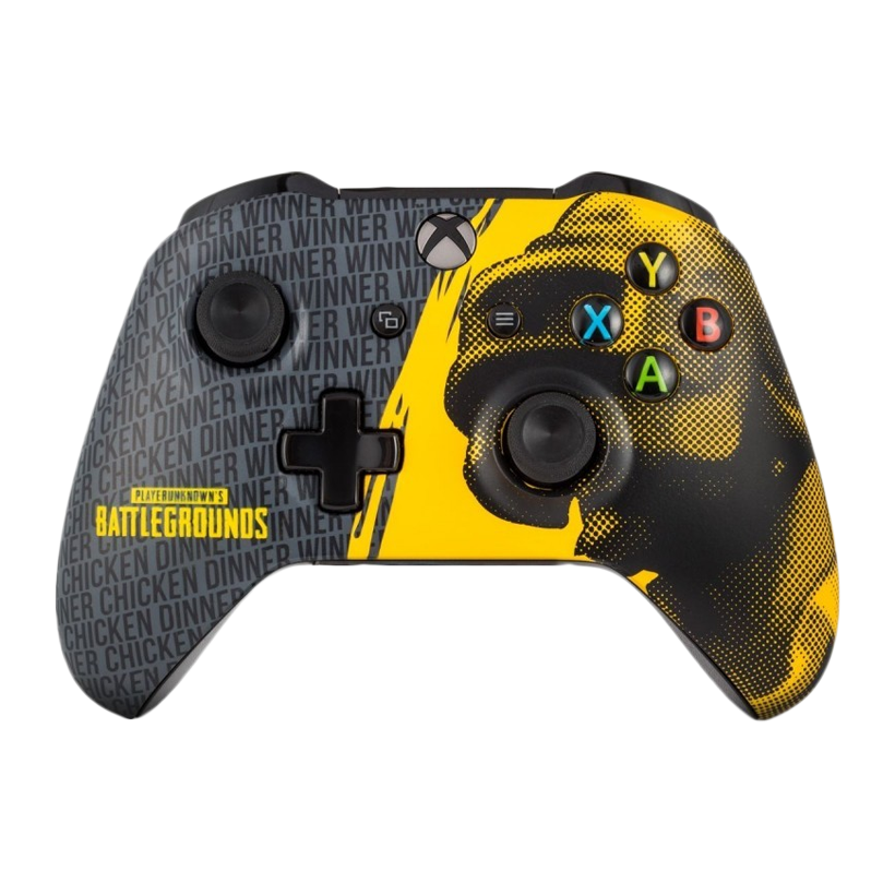 Геймпад Бездротовий Microsoft Xbox One Playerunknown's Battlegrounds Limited Edition Version 2 Black Yellow Б/У - Retromagaz