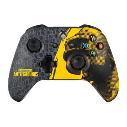 Геймпад Бездротовий Microsoft Xbox One Playerunknown's Battlegrounds Limited Edition Version 2 Black Yellow Б/У - Retromagaz