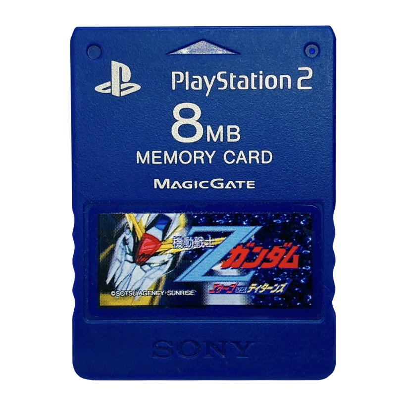 Карта Памяти Sony PlayStation 2 SCPH-10020 Mobile Suit Zeta Gundam AEG vs. Titans Limited Edition 8MB Dark Blue Б/У - Retromagaz