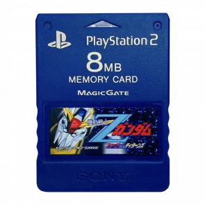 Карта Памяти Sony PlayStation 2 SCPH-10020 Mobile Suit Zeta Gundam AEG vs. Titans Limited Edition 8MB Dark Blue Б/У - Retromagaz