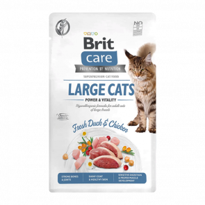 Сухий Корм для Котів Brit Care Power & Vitality Курка і Качка 400g - Retromagaz