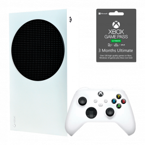 Набір Консоль Microsoft Xbox Series S 512GB (889842651386) White Новий + Підписка Game Pass Ultimate Набір Консоль Microsoft Xbox Series S 512GB (889842651386) White Новий + Підписка Game Pass Ultimate - Retromagaz
