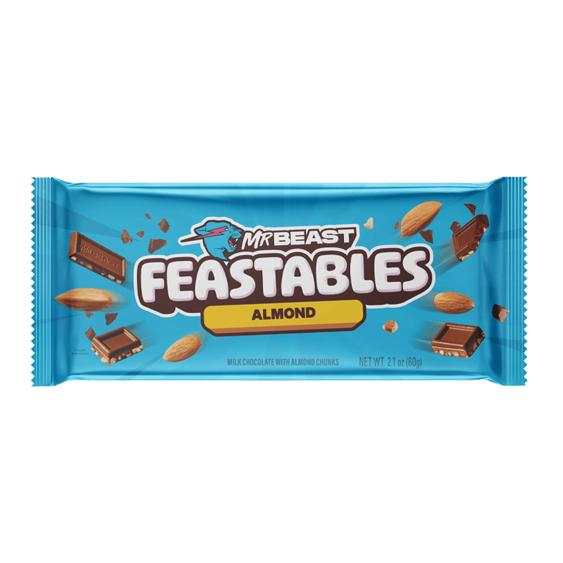 Батончик MrBeast Feastables Almond King Size 60g - Retromagaz
