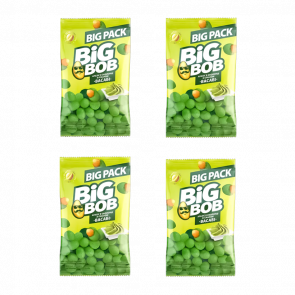 Набор Арахис Жареный 4шт Big Bob в Хрустящей Оболочке со Вкусом Васаби 90g - Retromagaz