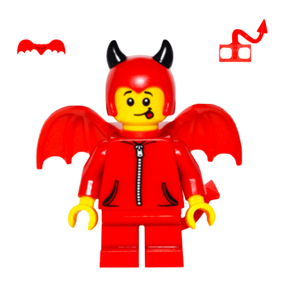 Фигурка Lego Cute Little Devil Collectible Minifigures Series 16 col247 1 Б/У - Retromagaz