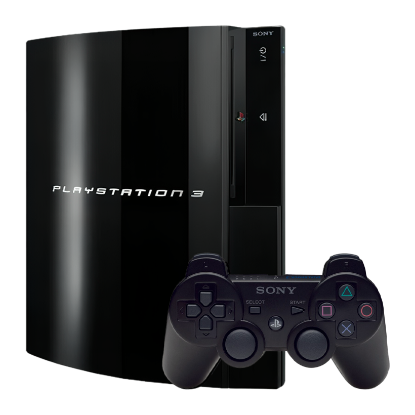 Набір Консоль Sony PlayStation 3 60GB Black Б/У  + Геймпад Бездротовий DualShock 3 - Retromagaz