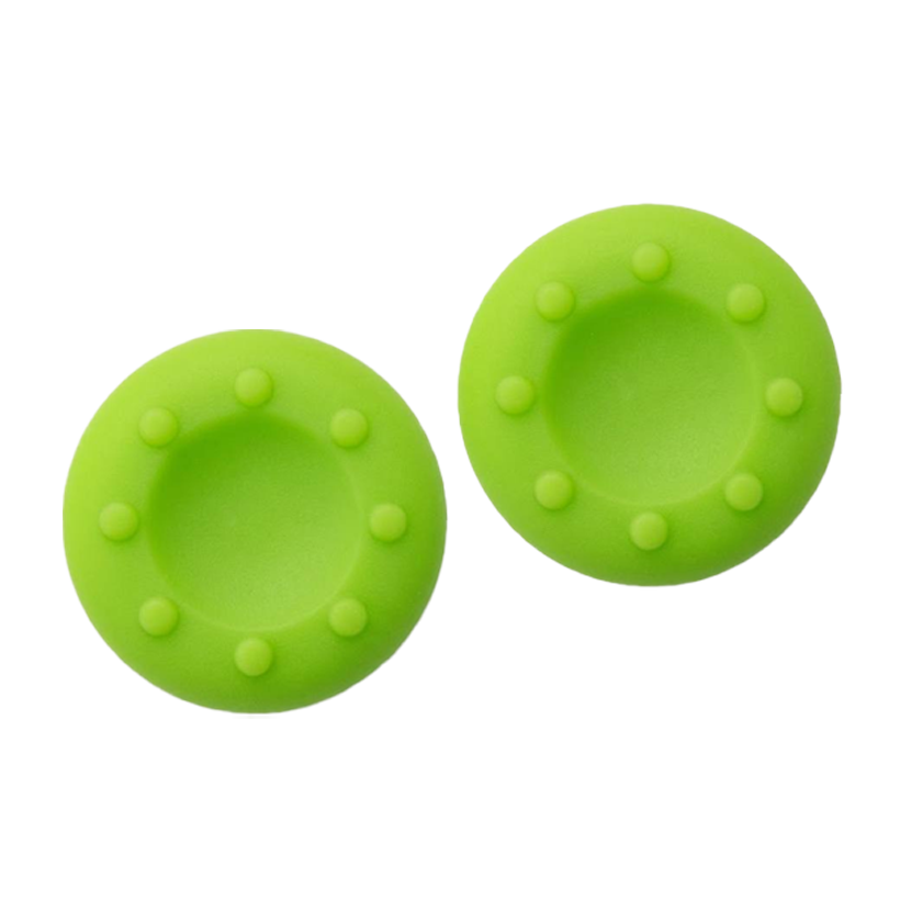 Накладки на Стіки 2шт RMC PlayStation 5 4 3 2 1 Xbox Series One 360 Switch 2 Green - Retromagaz