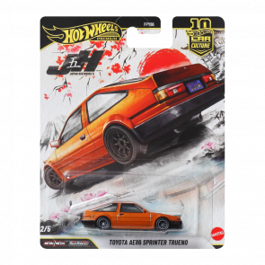Машинка Premium Hot Wheels Toyota AE86 Sprinter Trueno Car Culture 1:64 JKF10 Orange - Retromagaz