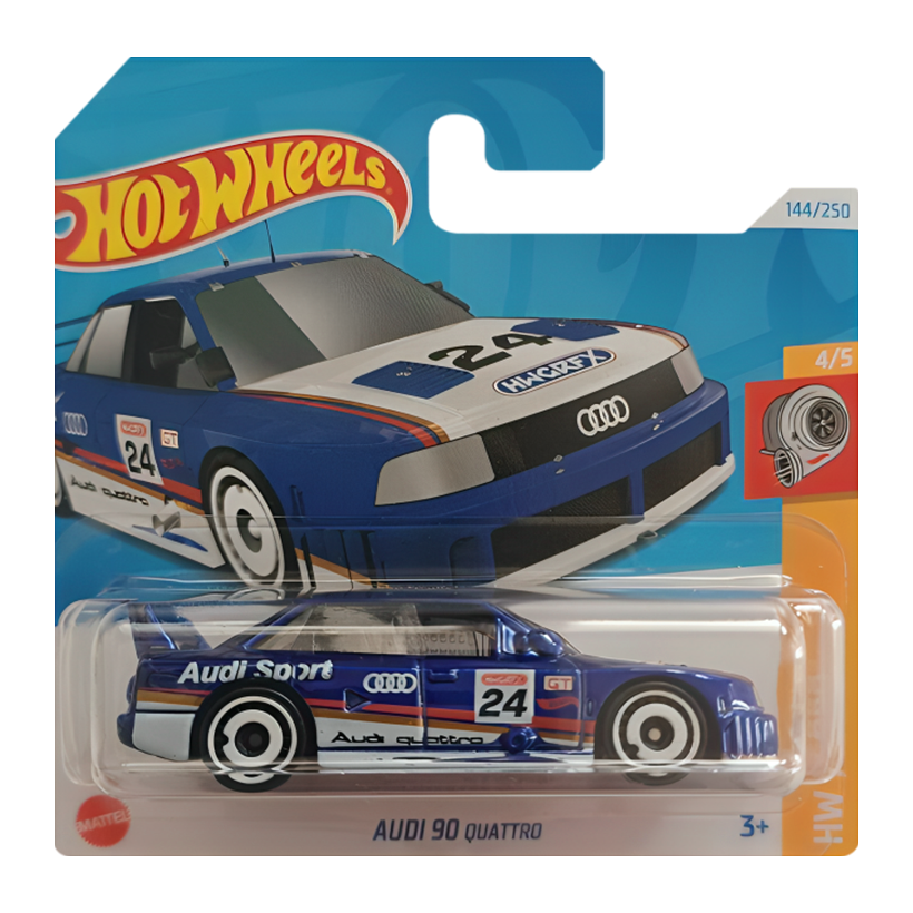 Машинка Базова Hot Wheels Audi '90 Quattro Turbo 1:64 HTC64 Blue - Retromagaz