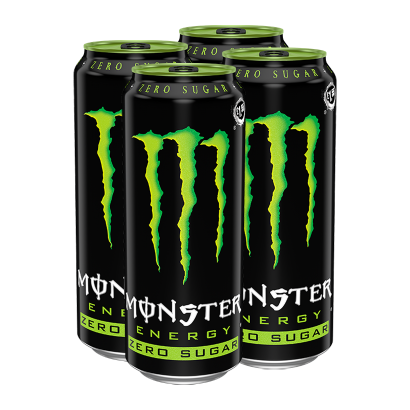 Набор Напиток Энергетический 4шт Monster Energy Classic Zero Sugar 500ml - Retromagaz