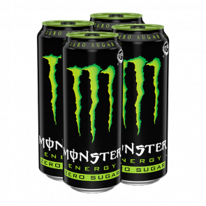 Набор Напиток Энергетический 4шт Monster Energy Classic Zero Sugar 500ml Набор Напиток Энергетический 4шт Monster Energy Classic Zero Sugar 500ml - Retromagaz