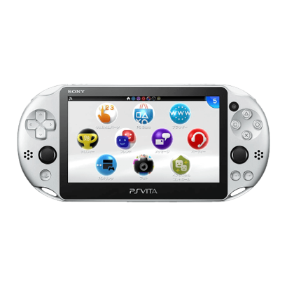 Консоль Sony PlayStation Vita Slim Модифицированная 64GB Silver + 5 Встроенных Игр Б/У - Retromagaz