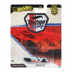 Машинка Premium Hot Wheels Porsche Porsche 917K Vintage Racing Club 1:64 JKF03 Blue - Retromagaz