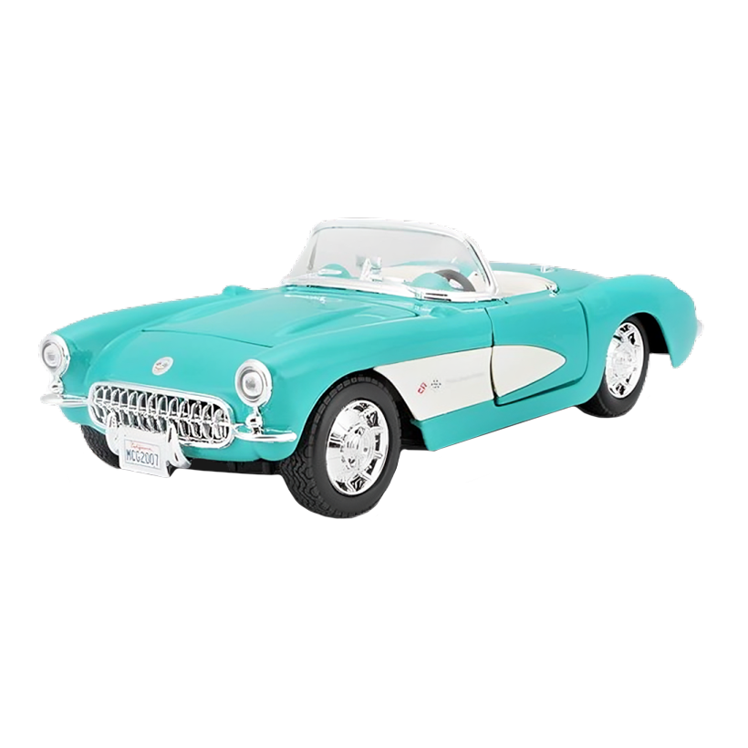 Машинка Maisto 1957 Chevrolet Corvette Special Edition 1:24 Blue - Retromagaz