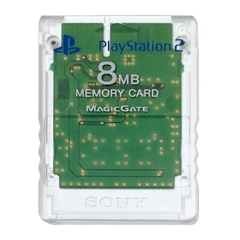 Карта Памяти Sony PlayStation 2 SCPH-10020 Clear 8MB Crystal Б/У - Retromagaz