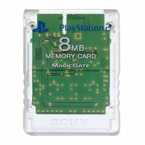 Карта Памяти Sony PlayStation 2 SCPH-10020 Clear 8MB Crystal Б/У - Retromagaz